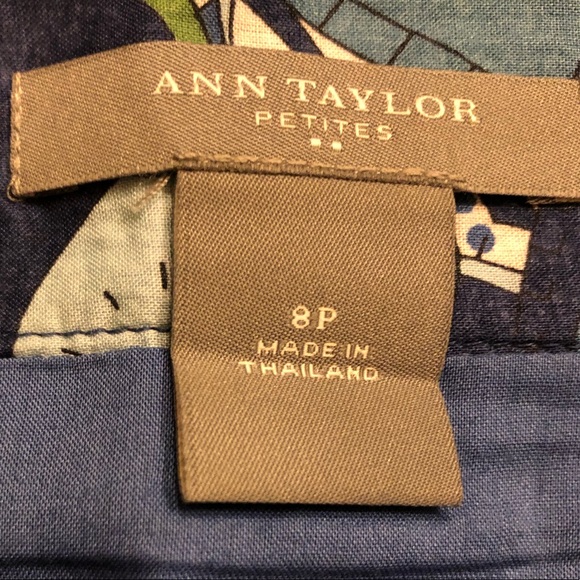 Ann Taylor Petite printed skirt - Picture 4 of 7